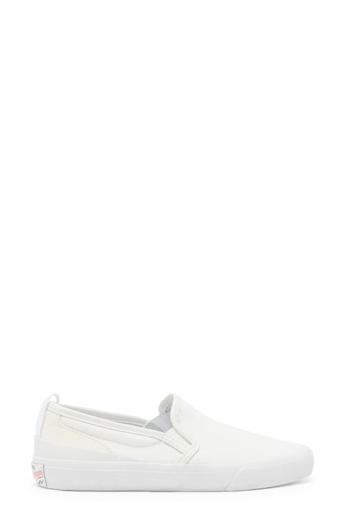 Shop Official Program Canvas Slip-on Sneaker In Off White/white