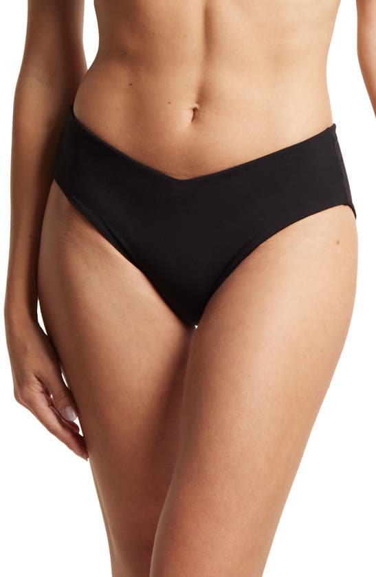 Shop Hanky Panky V-cut Bikini Bottoms In Black