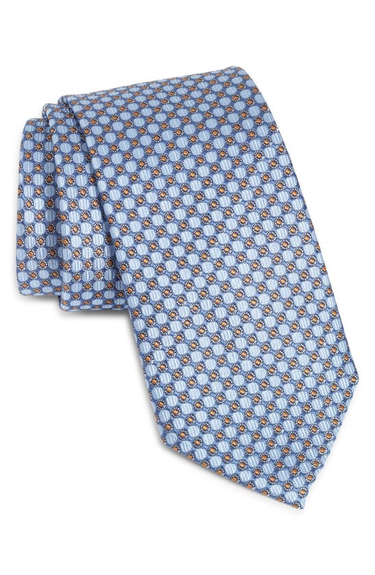 Shop Nordstrom Neat Silk Tie In Light Blue