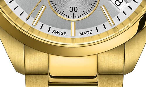 Tissot Pr100 Chronograph Bracelet Watch, 40mm In Gold