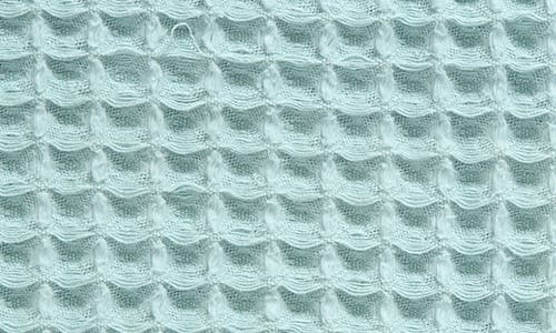 Shop Bella Tunno Cotton Waffle Baby Blanket In Fog