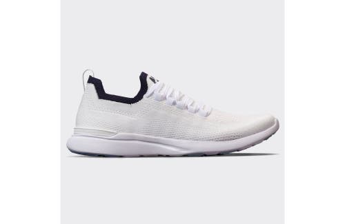 Shop Apl Athletic Propulsion Labs Techloom Breeze Sneakers In White/navy