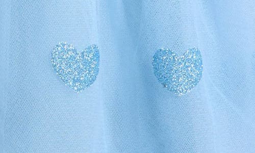 ROCK YOUR BABY ROCK YOUR BABY KIDS' GLITTER HEART TULLE DRESS