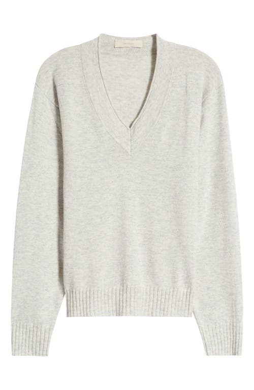 Shop Faithfull The Brand Frederikke Wool & Cashmere Sweater In Grey Marle