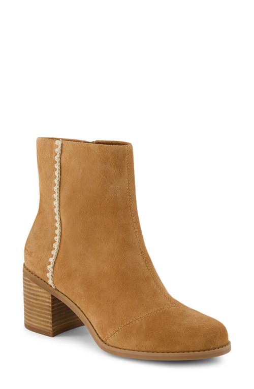 Shop Toms Evelyn Bootie In Brown