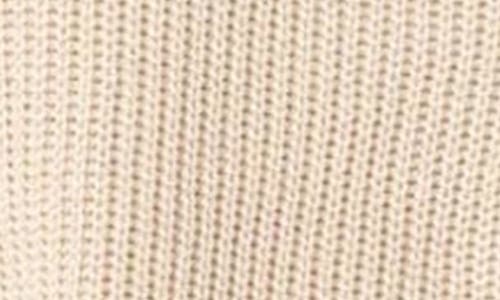 Edikted Amour High Neck Oversized Zip Sweater In Beige