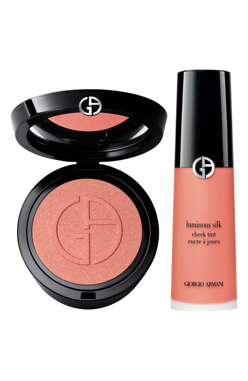 Shop Armani Collezioni Armani Beauty Luminous Silk Blush Gift Set $78 Value In No Color