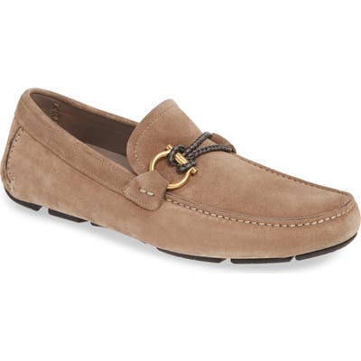 Salvatore Ferragamo Front 4 Driving Shoe, M/W - Beige