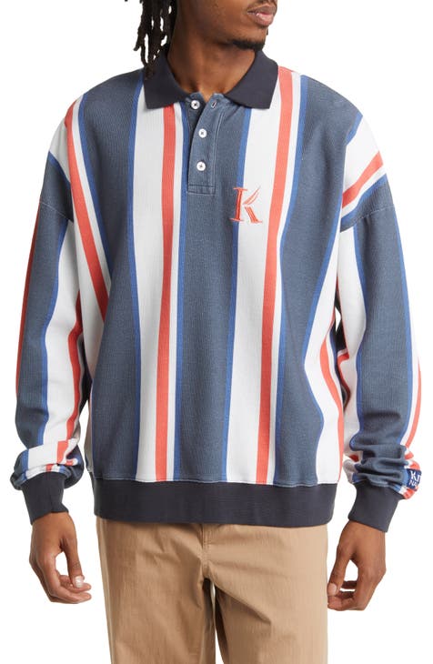 x Nautica Stripe Cotton Piqué Rugby Shirt