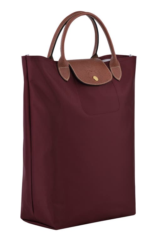 Shop Longchamp Medium Le Pliage Original Tote Bag In Burgundy