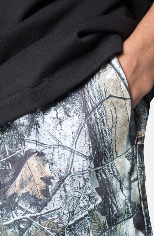 Mnml Ripstop Shorts In Branch Camo