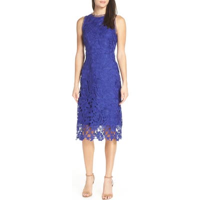 Sam Edelman Lace Midi Dress, Blue