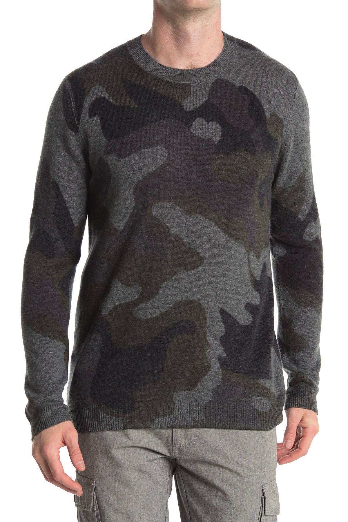 camo cashmere sweater