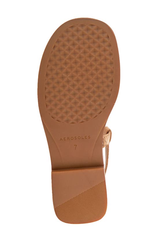 Shop Aerosoles Carmine T-strap Sandal In Cork Combo