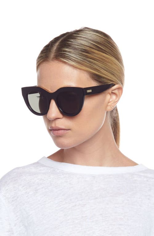 Le Specs Air Heart 51mm Sunglasses In Black/gold
