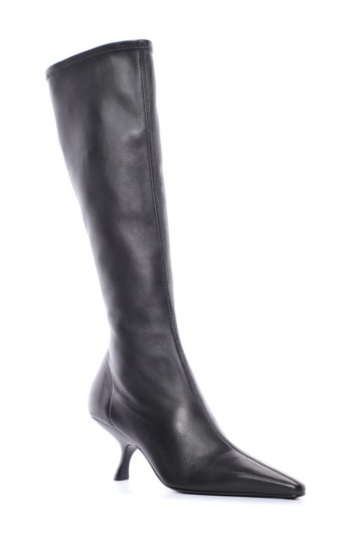 The Row Lady Pointed Toe Knee High Boot in Black