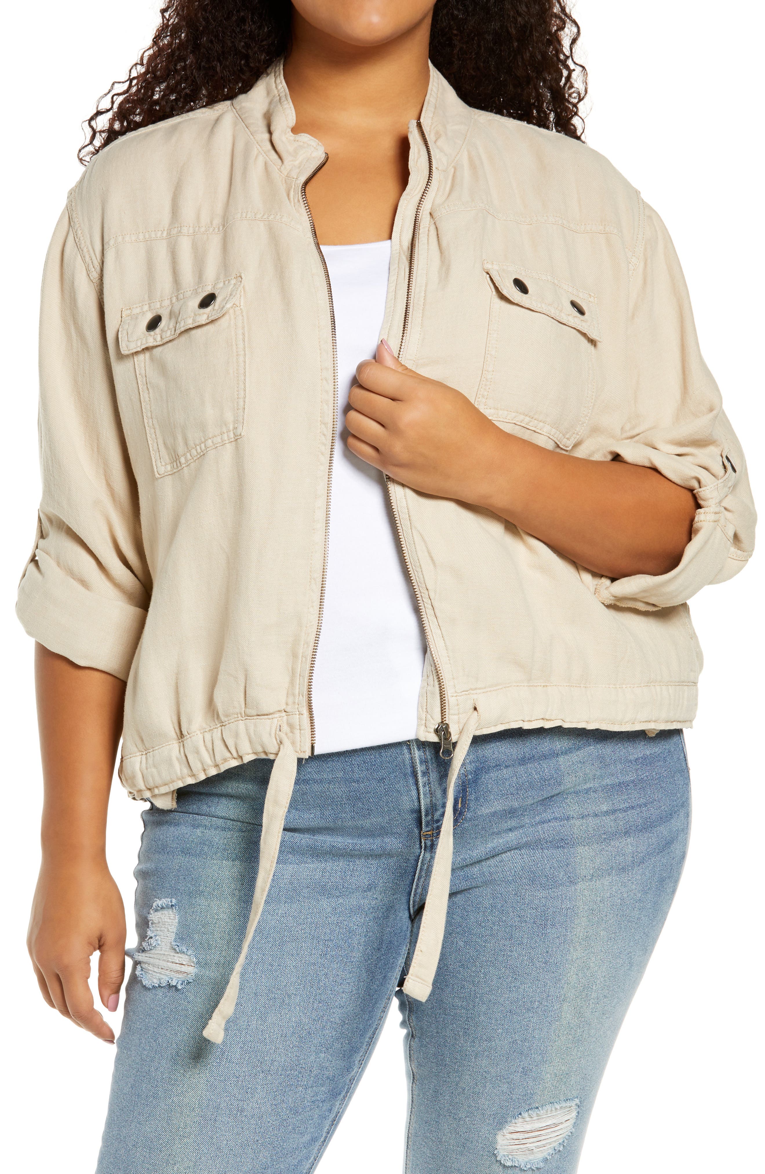 women's plus size field jacket