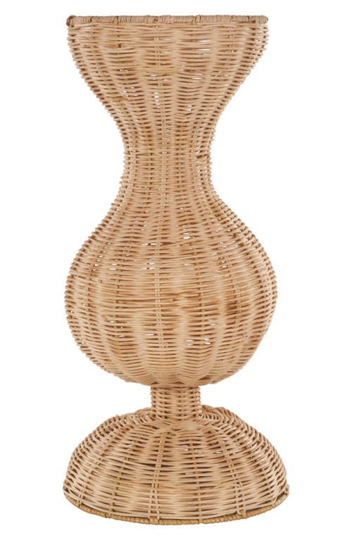 GINGER BIRCH STUDIO SONOMA SAGE HOME RATTAN VASE