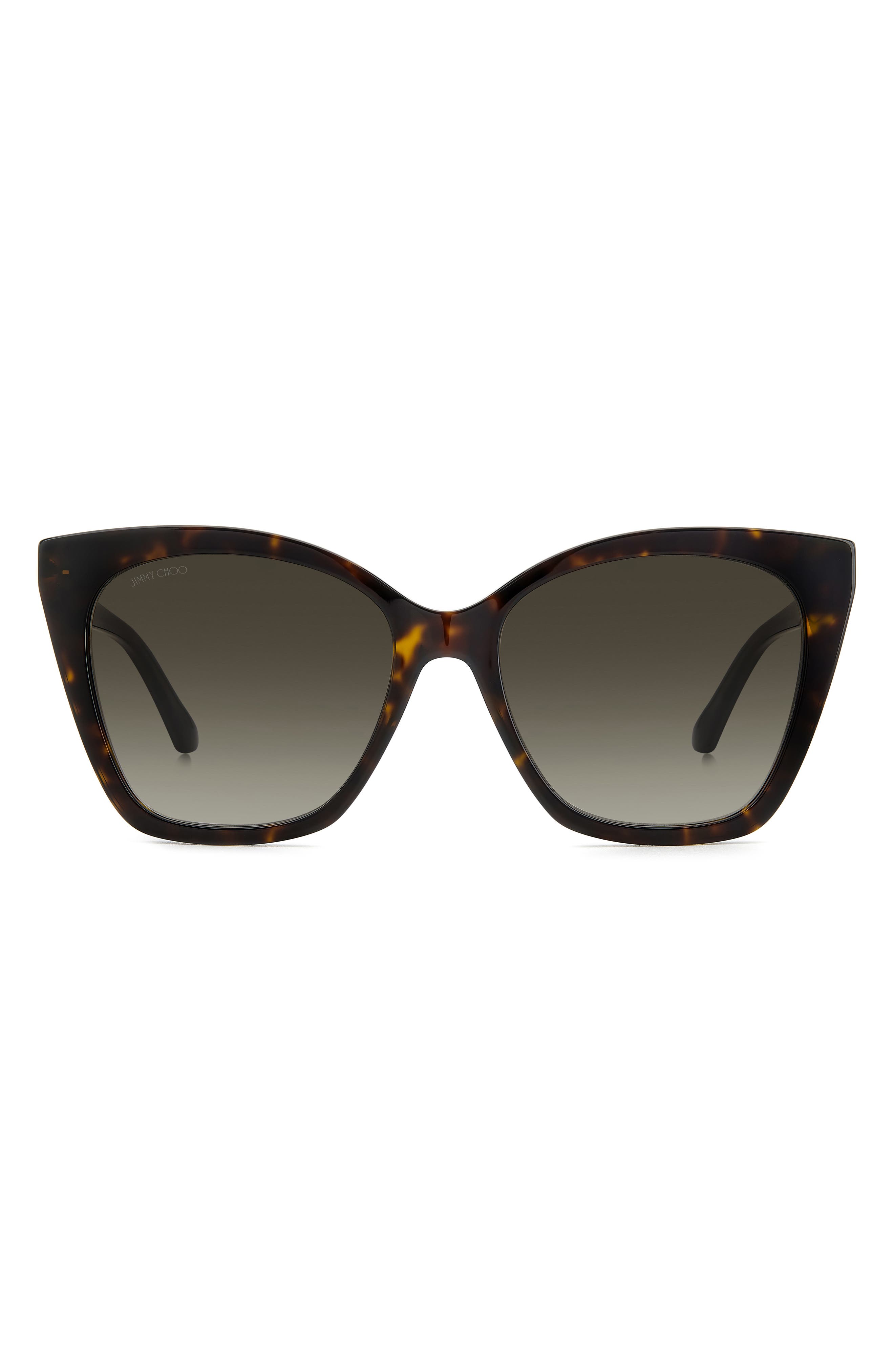 Jimmy Choo Ruags 56mm Gradient Square Cat Eye Sunglasses