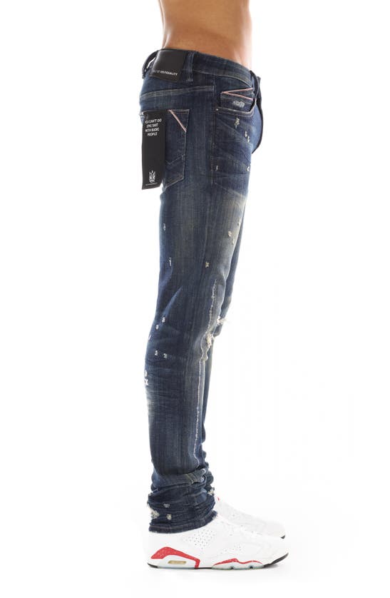 Shop Cult Of Individuality Punk Distressed Superskinny Jeans In Briggs