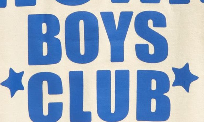 Shop Billionaire Boys Club Kids' Coverage Cotton Blend Sweatshirt In Cloud Creme