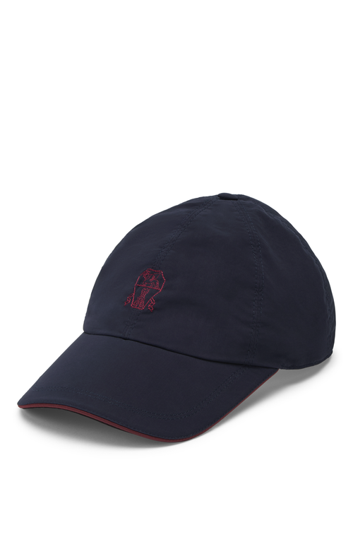 Shop Brunello Cucinelli Water-resistant Baseball Cap In Navy Blue