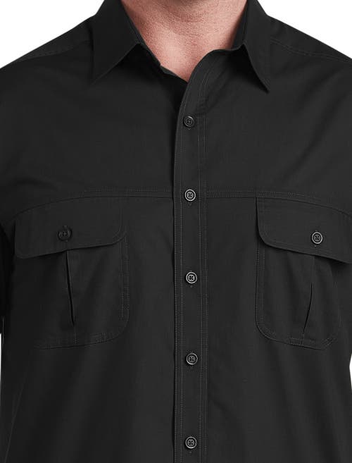 Shop Harbor Bay By Dxl Co-pilot Sport Shirt In Black