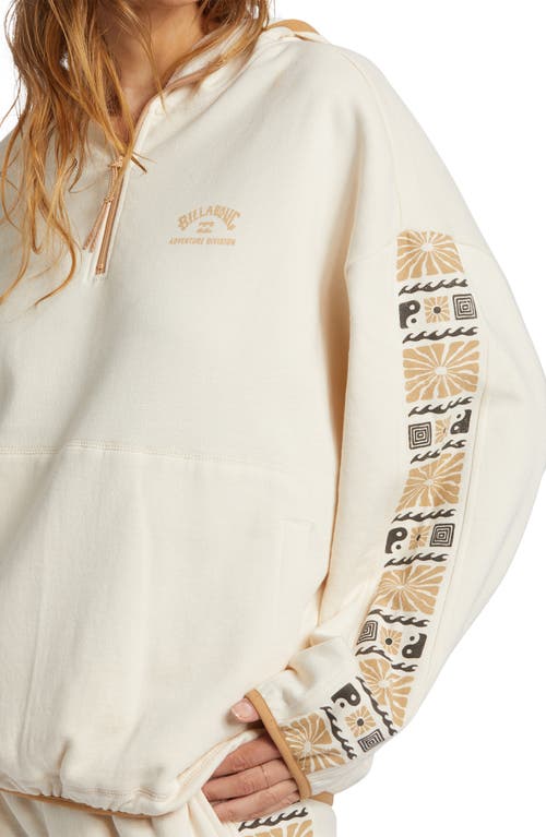 Billabong Adventiure Division Surf Hoodie In White Cap