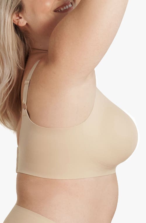 Evelyn & Bobbie Women's Neutrals Structured Scoop Bra In Sand In Sand