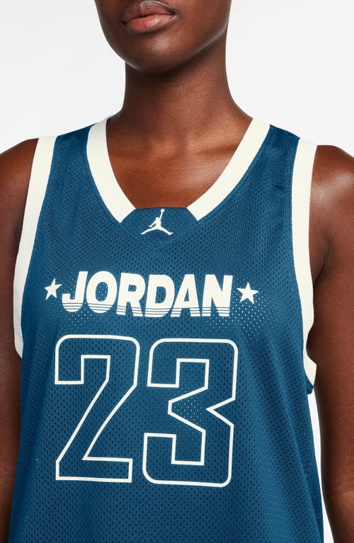 Shop Jordan 23 Mesh Tank In Industrial Blue/sail/sail