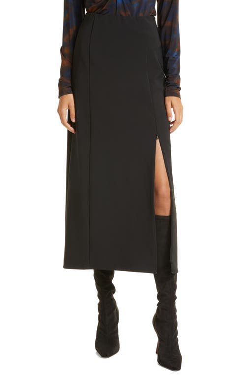 GESTUZ Joelle Slit Skirt in Black at Nordstrom, Size 0 Us