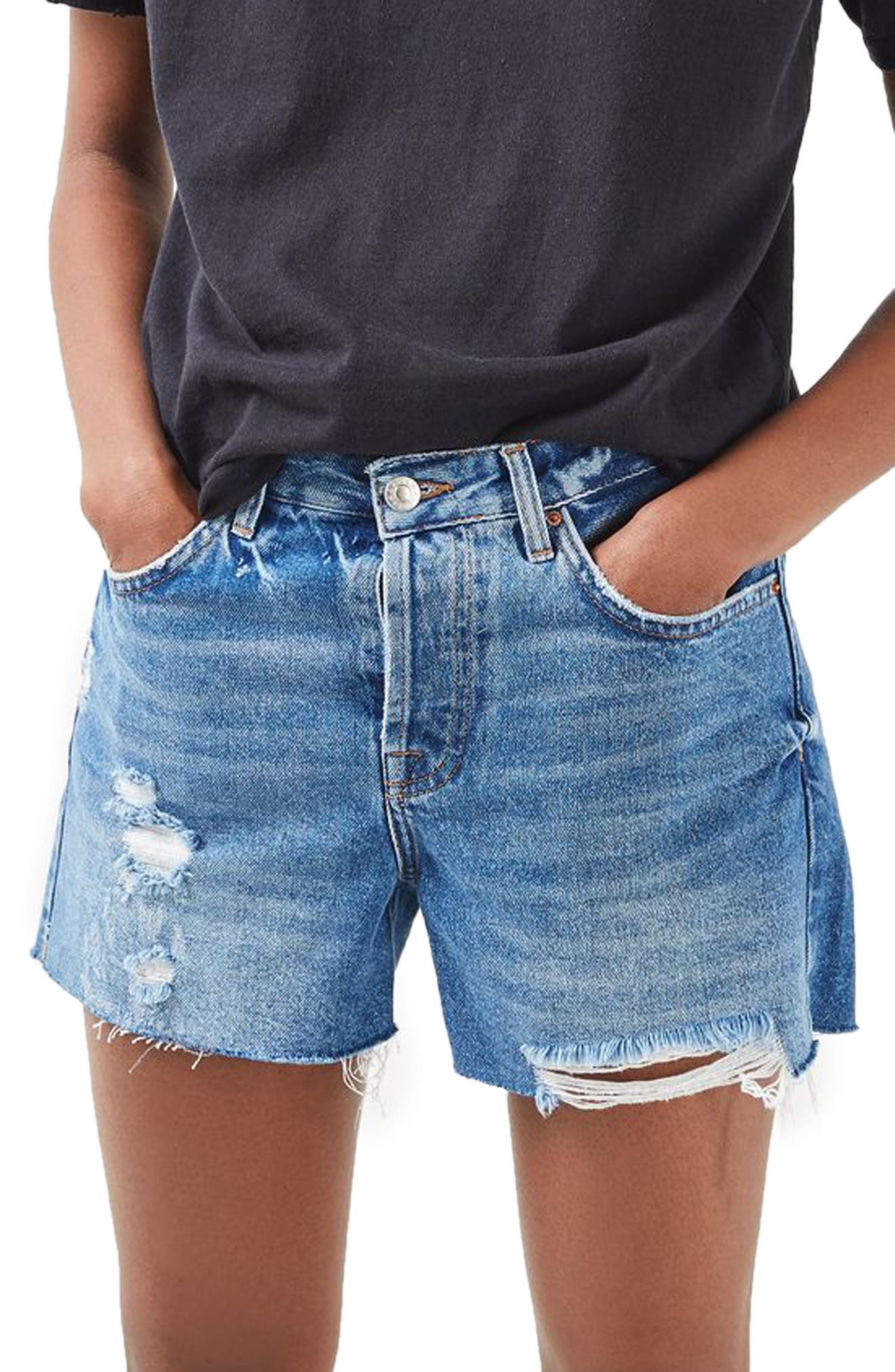 topshop jean shorts