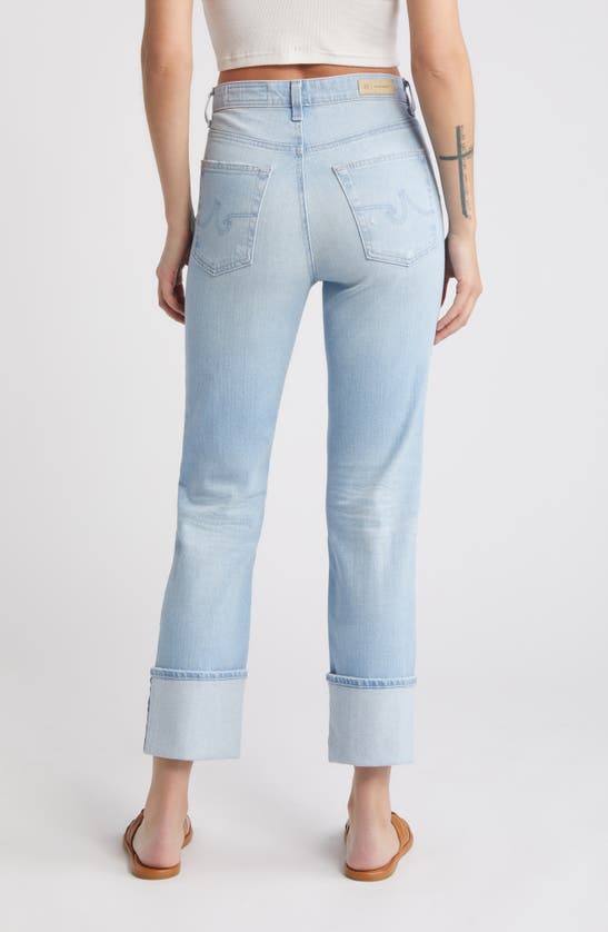 Shop Ag Saige Ankle Straight Leg Jeans In 24 Years Sunkissed