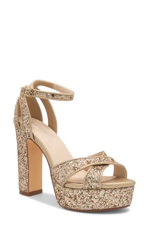 Touch Ups Jemma Ankle Strap Platform Sandal In Champagne