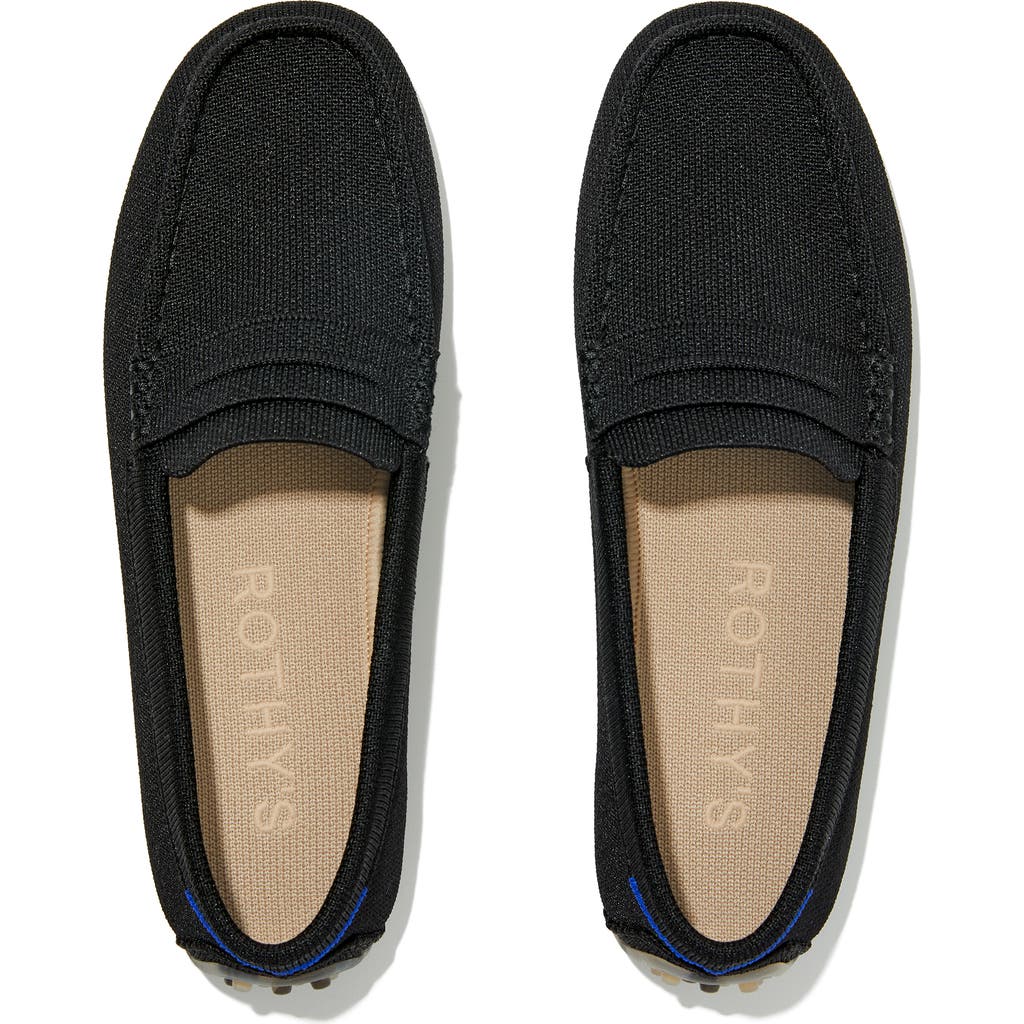 Rothys The Driver Flats In Black