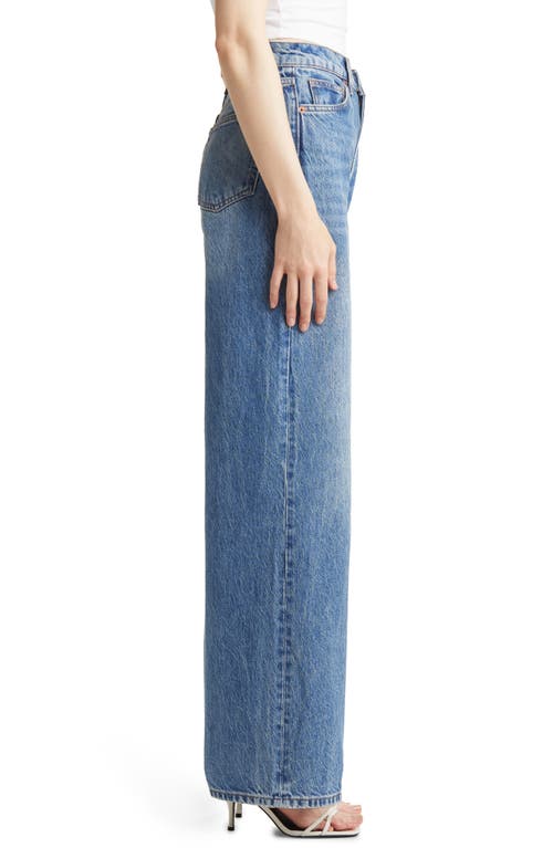 Shop Reformation Cary Slouchy Low Rise Wide Leg Jeans In Colorado