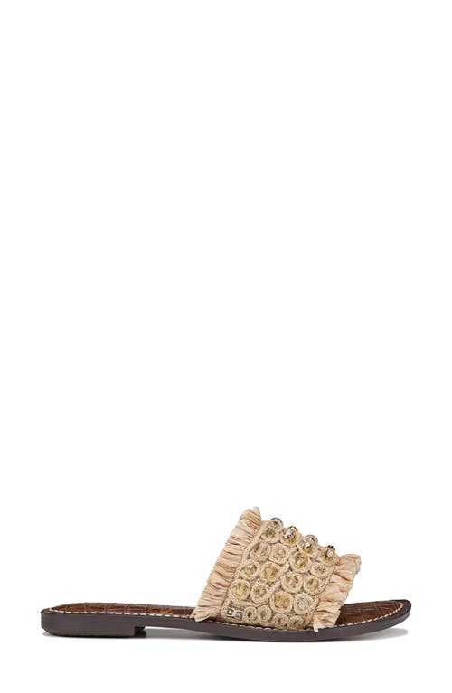 Sam Edelman Gladys Slide Sandal Natural In Natural