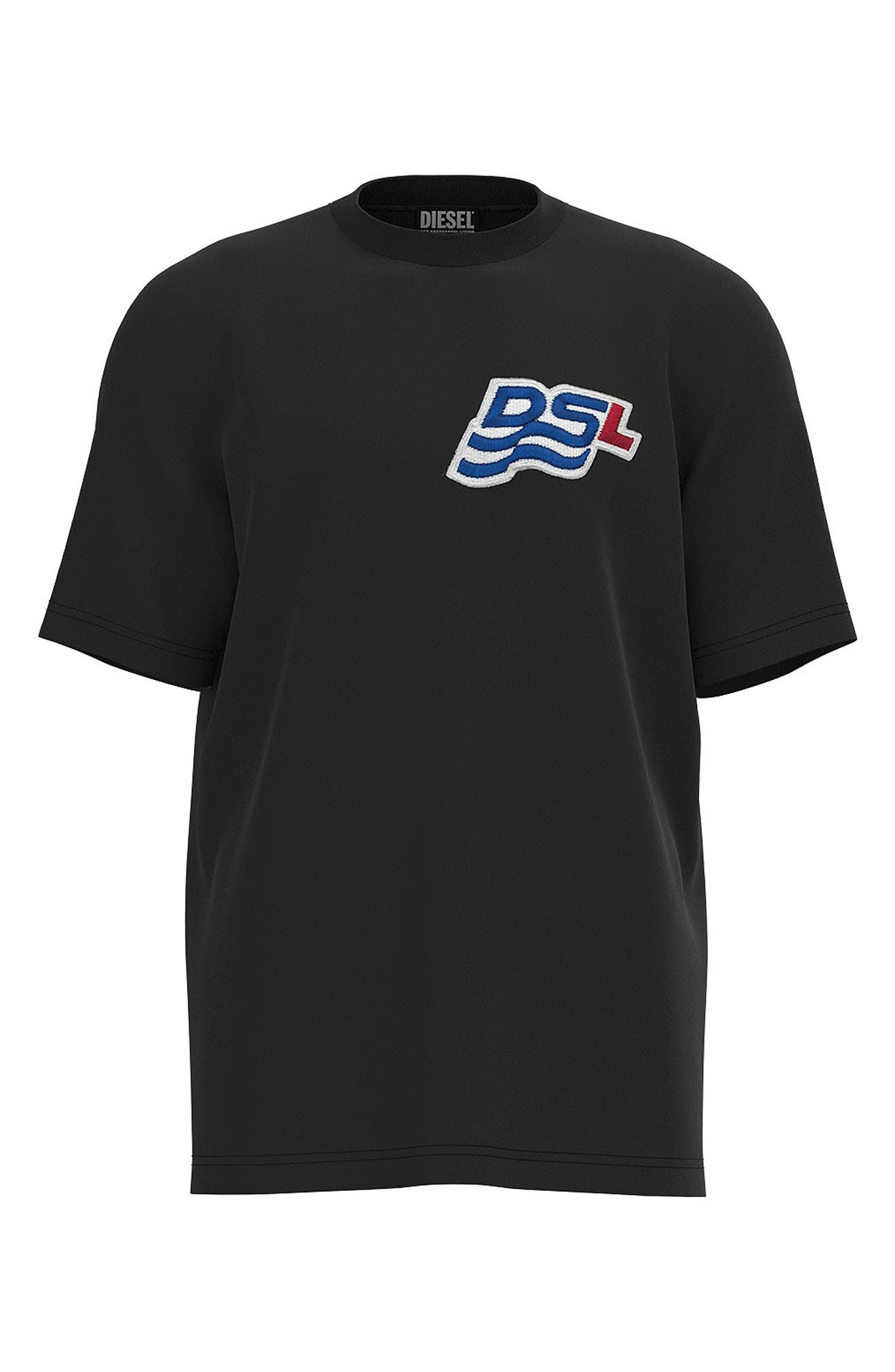 DIESEL(R) T-Just B83 Logo T-Shirt in Black