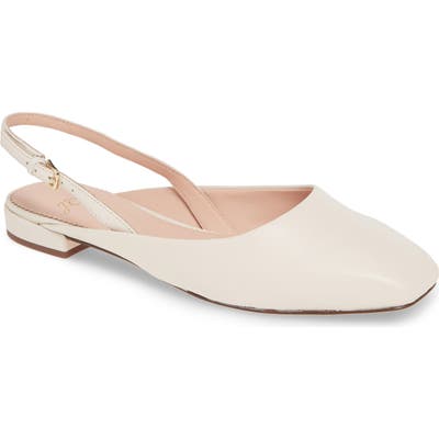 J.crew Sally Slingback Flat- Ivory