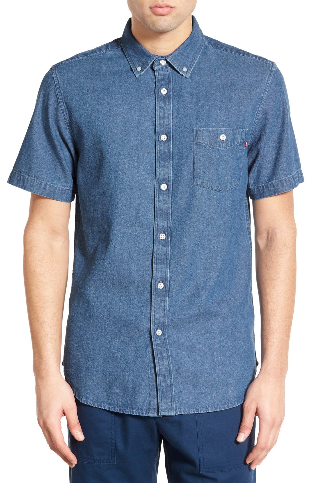 obey denim shirt