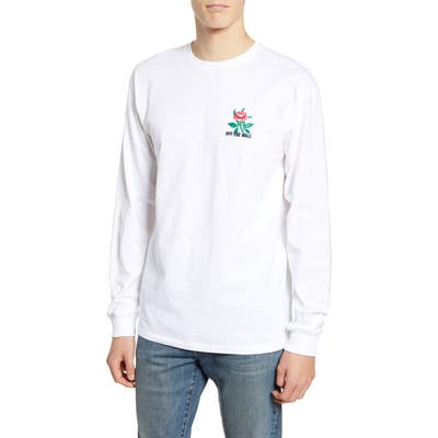 Vans Fluorescent Rose Long Sleeve T-Shirt, White