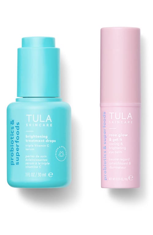 TULA Skincare On the Glow Brightening Duo Set USD $58 Value