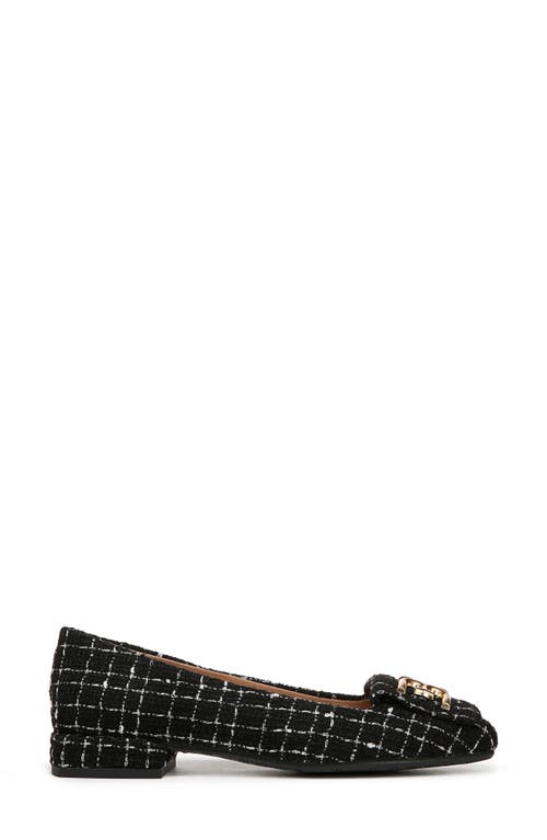 Sam Edelman Emina Square Toe Flat In Black Multi