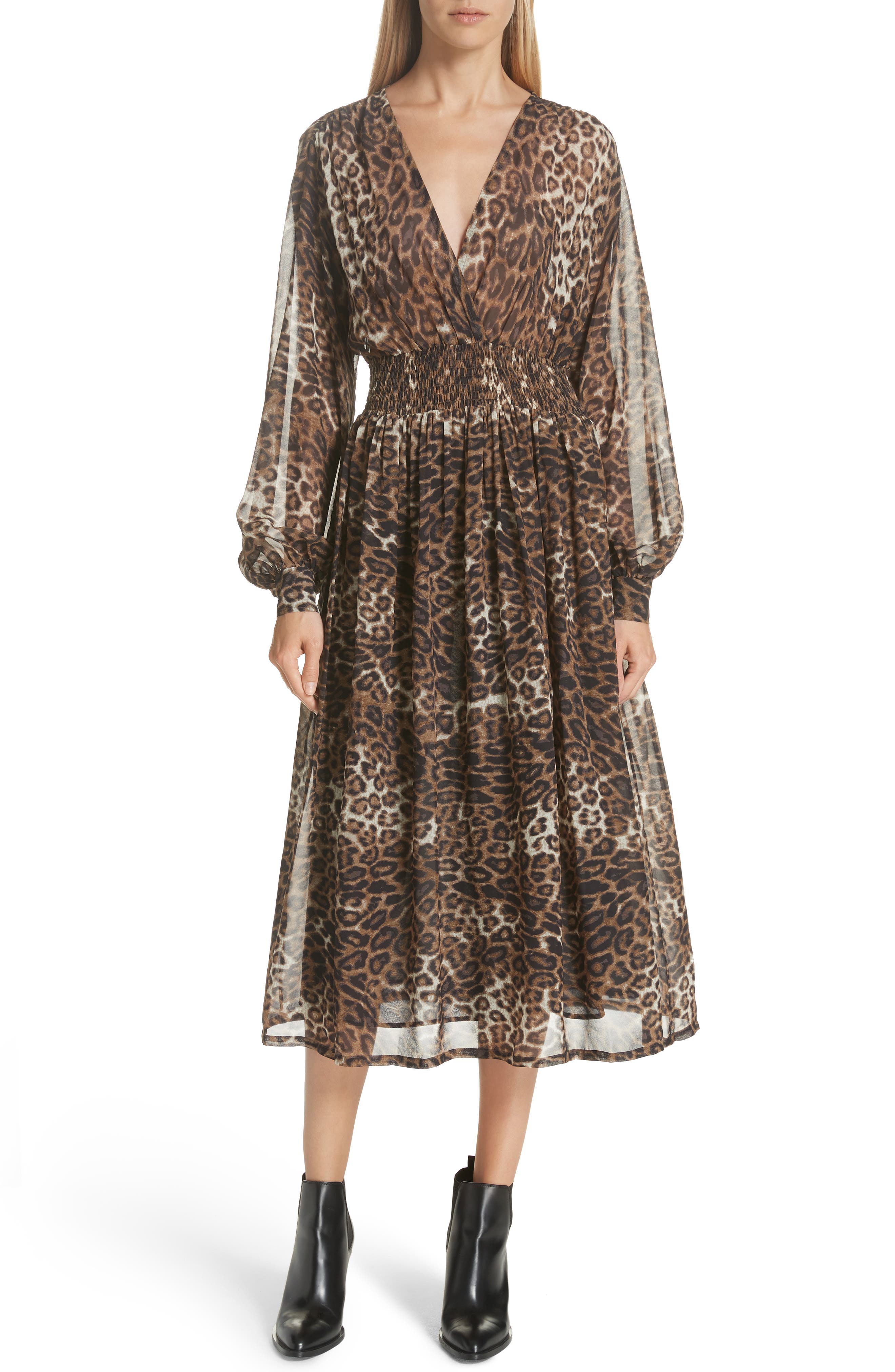 nili lotan leopard dress