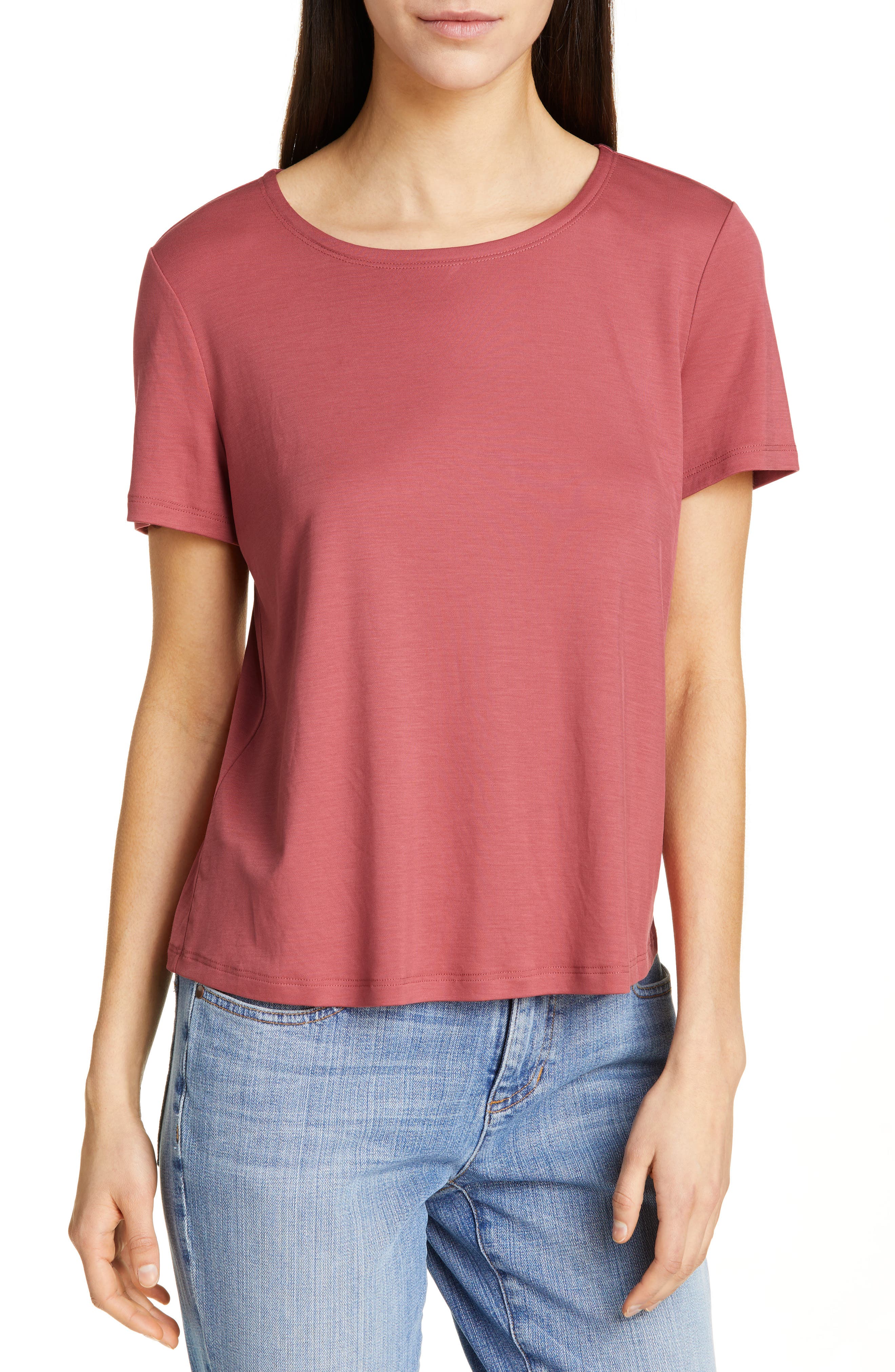 Eileen Fisher Tencel Lyocell Top, Orange
