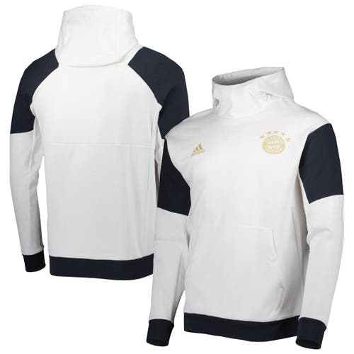 UPC 195738001945 product image for Men's adidas White Bayern Munich Travel Scuba Neck Pullover Hoodie at Nordstrom, | upcitemdb.com