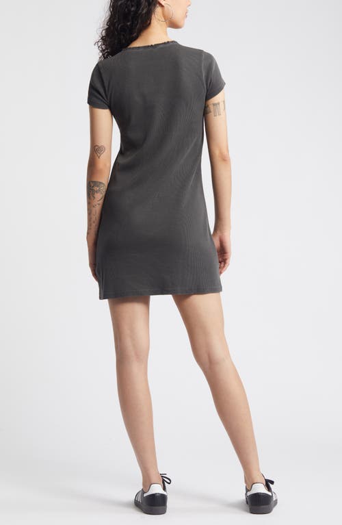 Shop Bp. Easy Rib Dress In Grey Phantom