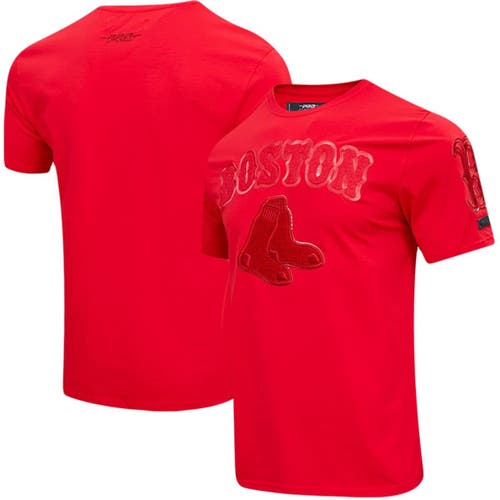 Men's Pro Standard Boston Red Sox Classic Triple Red T-Shirt