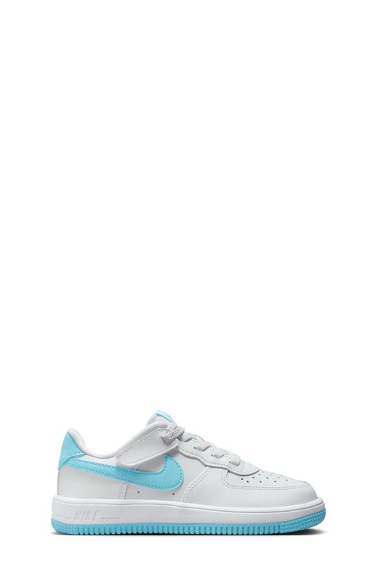 Shop Nike Air Force 1 Low Easyon Sneaker In White/ Aquarius Blue/ White