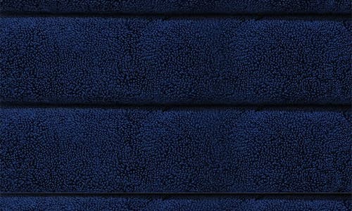 Shop Brooks Brothers Depera Puresoft 4-piece Turkish Cotton Hand Towels In Navy